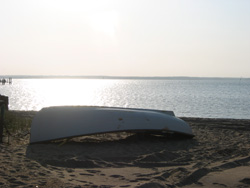 the shore and waters of Barnegat Bay